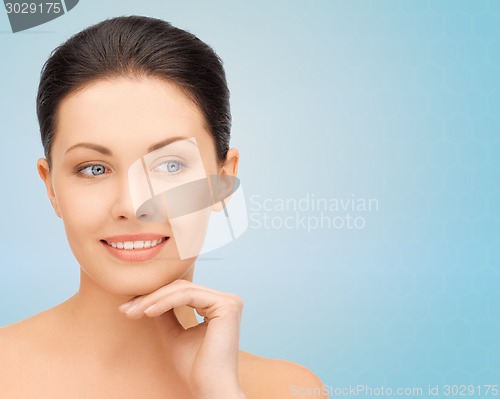 Image of beautiful young woman face
