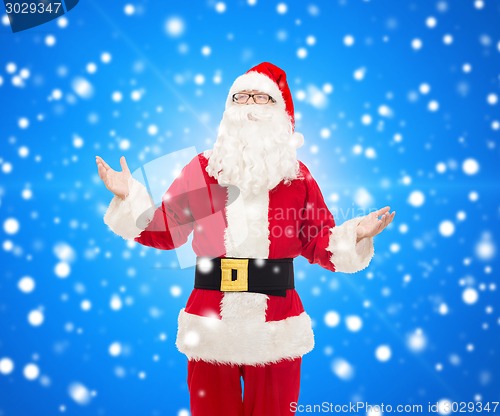 Image of man in costume of santa claus