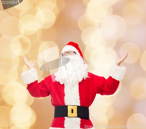 Image of man in costume of santa claus