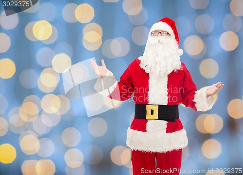 Image of man in costume of santa claus