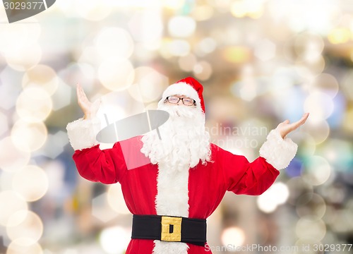 Image of man in costume of santa claus