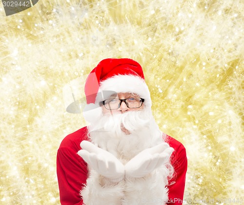 Image of man in costume of santa claus