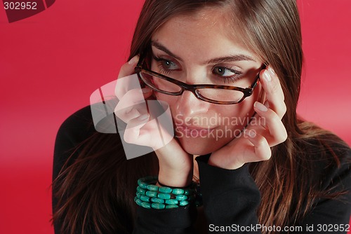 Image of Woman in glasses