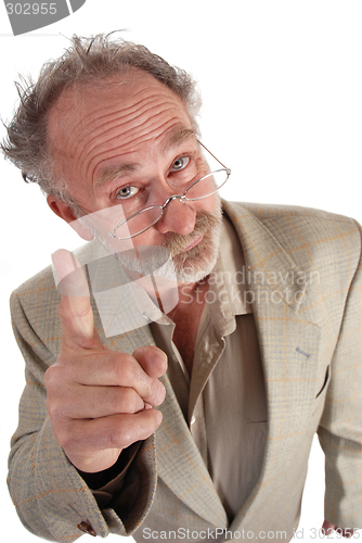 Image of Professor pointing