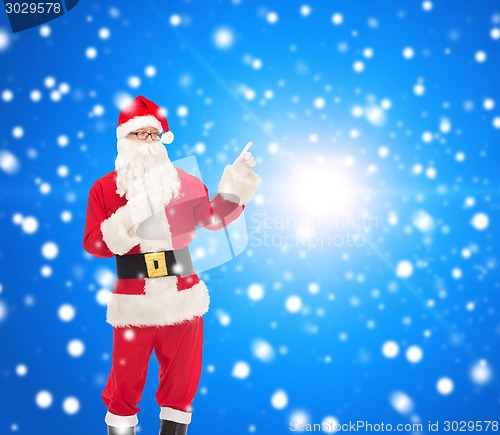 Image of man in costume of santa claus