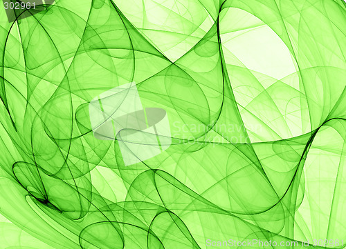 Image of green abstract background