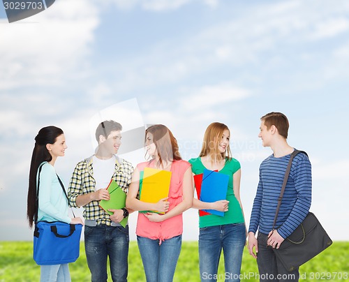 Image of group of smiling students standing