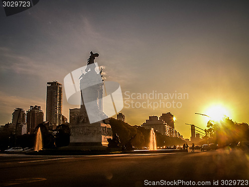 Image of Sunset Over Buenos Aires