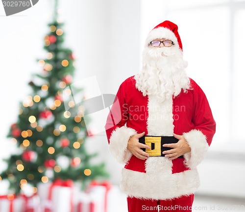 Image of man in costume of santa claus