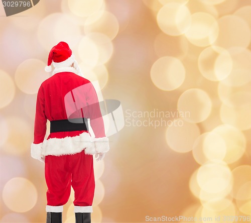 Image of man in costume of santa claus