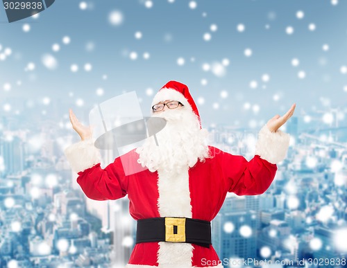 Image of man in costume of santa claus