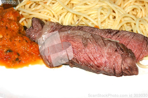 Image of Pasta with roasted meat
