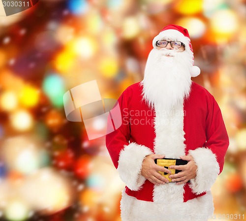 Image of man in costume of santa claus