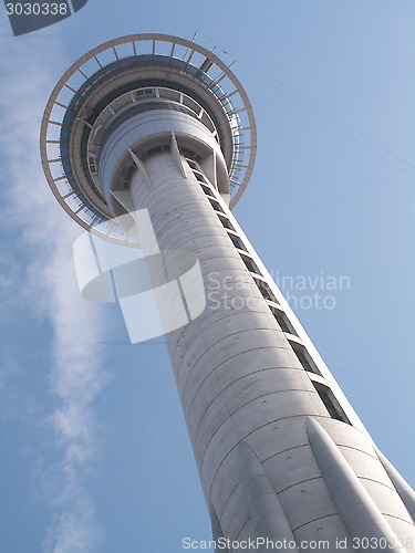 Image of Sky Tower From Below