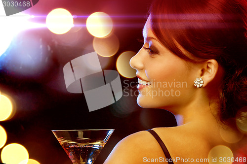 Image of woman with cocktail