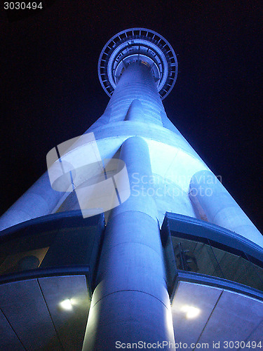 Image of Sky Tower At Night