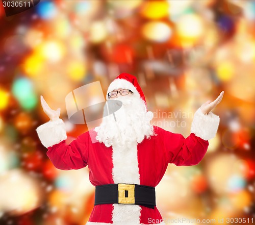 Image of man in costume of santa claus