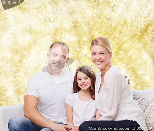 Image of happy family at home