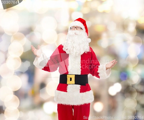 Image of man in costume of santa claus