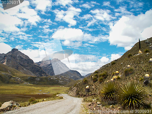 Image of Road Through Mountain Valley