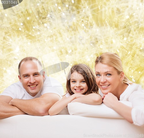 Image of happy family at home