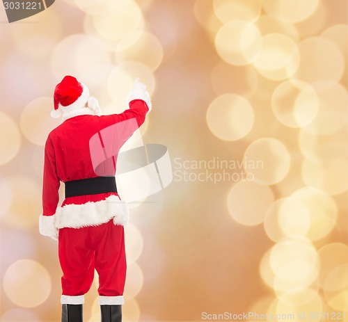 Image of man in costume of santa claus