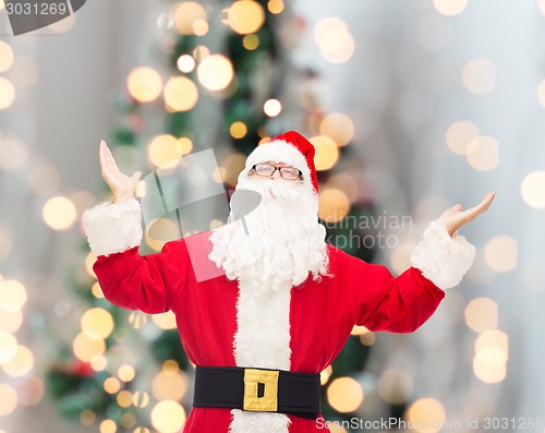 Image of man in costume of santa claus