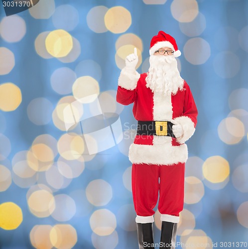 Image of man in costume of santa claus