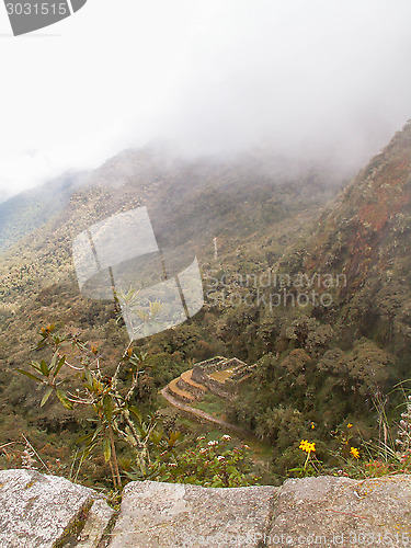 Image of Incan Ruin In The Mist