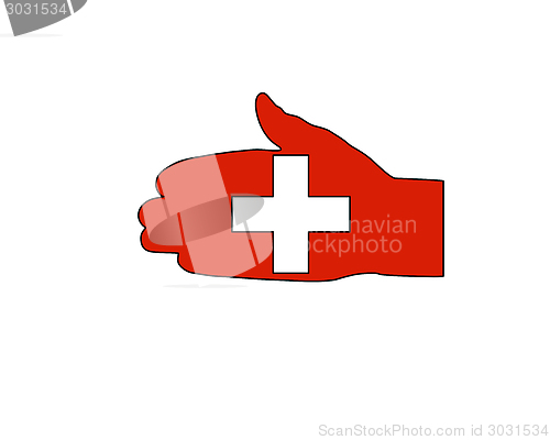 Image of Switzerland hand signal