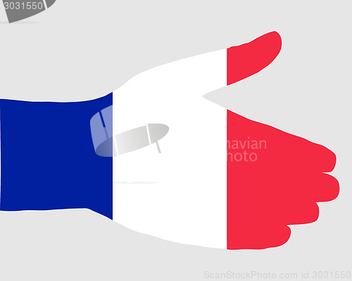 Image of French handshake