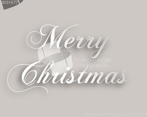 Image of Merry Christmas paper style