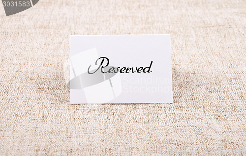 Image of Place card