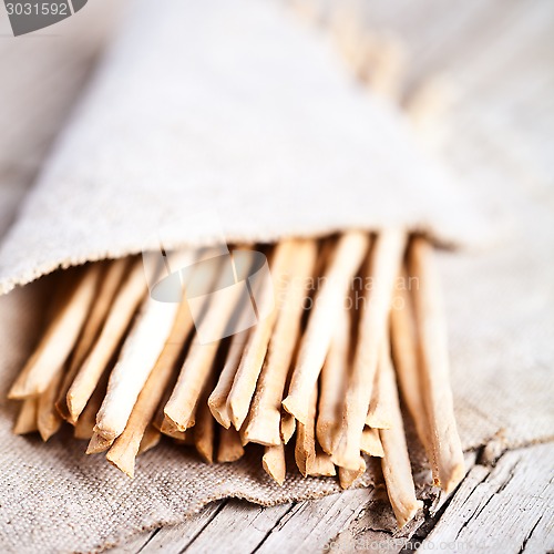 Image of bread sticks grissini 