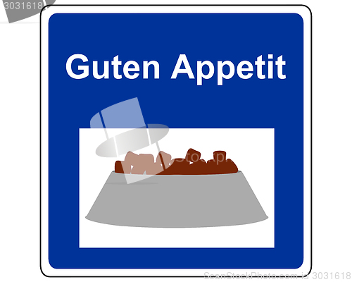 Image of Sign dog food
