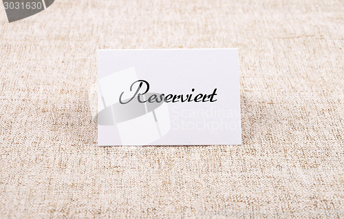 Image of Place card