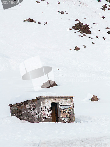 Image of Graffiti Shack In The Snow