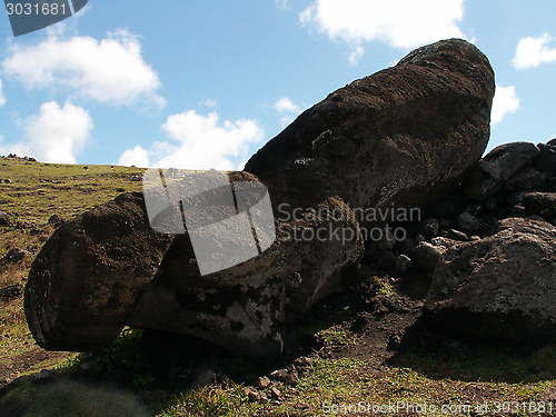 Image of Fallen Moai