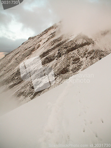 Image of Cloudy Mount Chachani