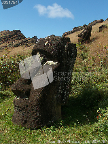 Image of Buried Moai