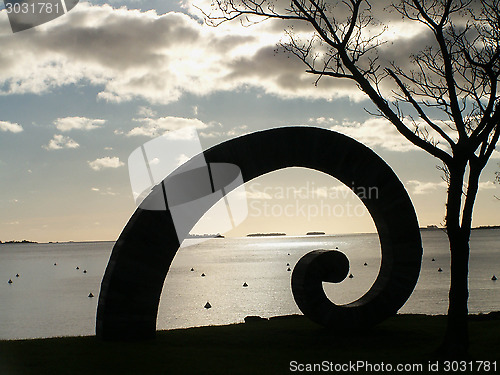 Image of Bass Clef Silhouette