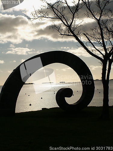 Image of Bass Clef Silhouette