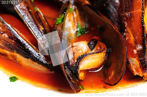 Image of Mussels in italian rustic style