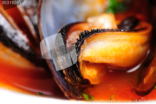 Image of Mussels in italian rustic style