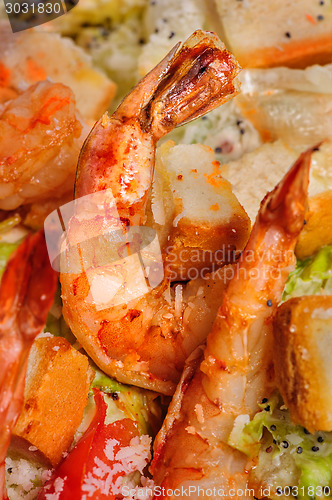 Image of Fried big red shrimp