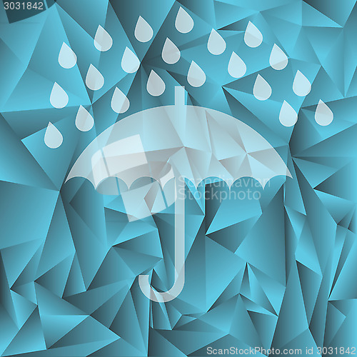 Image of umbrella silhouette