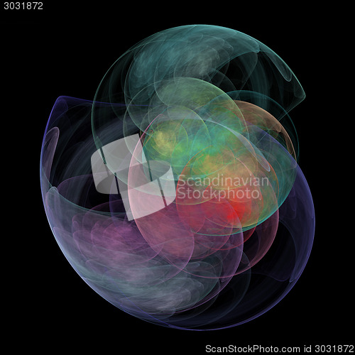 Image of Abstract Art Space Shell