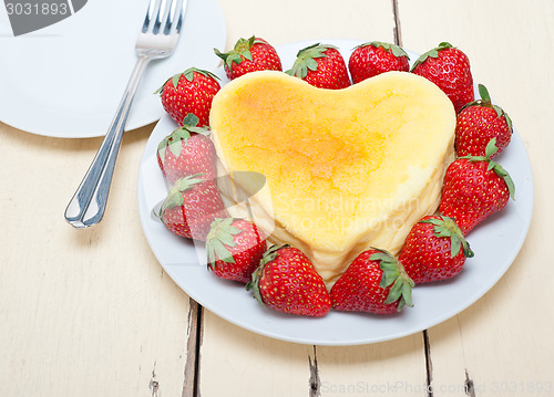 Image of heart cheesecake