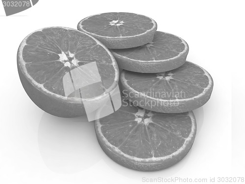 Image of half oranges