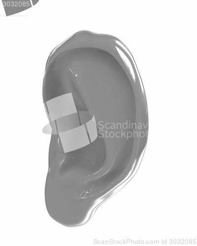 Image of Ear 3d render